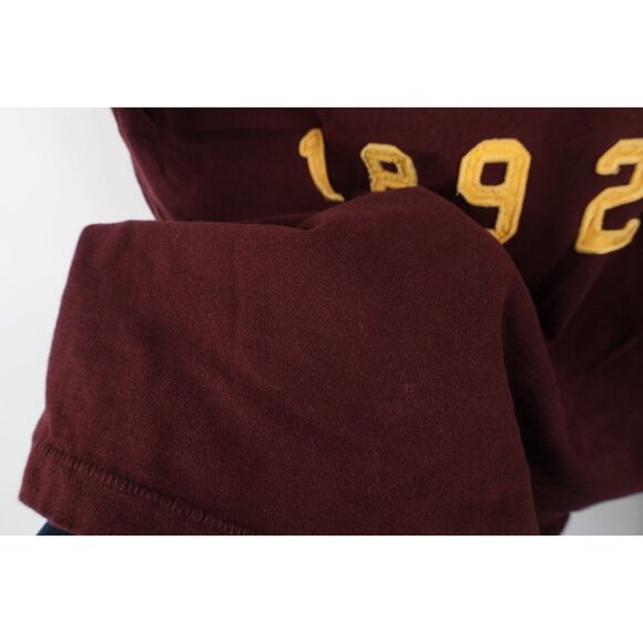 Vintage 90s Y2K Abercrombie & Fitch Mens S Muscle Track Shoe Long Sleeve T-Shirt - Picture 5 of 13